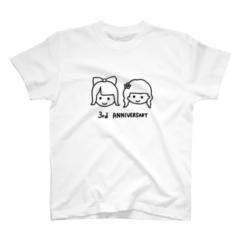 ユイさや 3rd anniversary スタンダードTシャツ