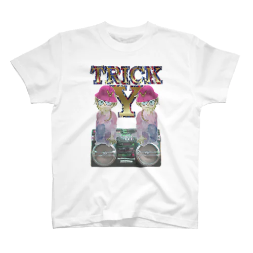 TRICKY TWINZ 2 _blue glassed Regular Fit T-Shirt