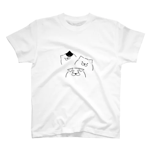 ねこちゃんズとわんちゃん Regular Fit T-Shirt