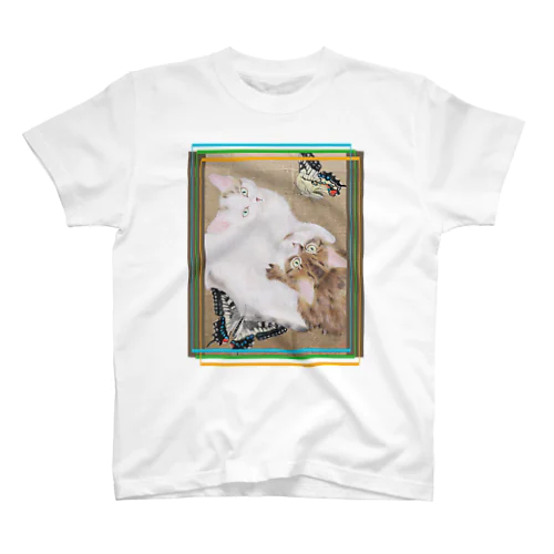 子猫とアゲハ Regular Fit T-Shirt