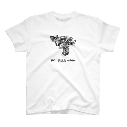 ピカ銃白Tシャツ #01 Regular Fit T-Shirt