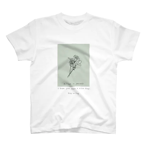 bouquet green スタンダードTシャツ