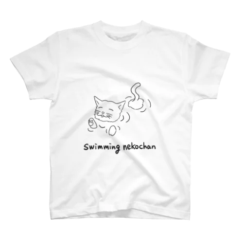 swimming nekochan スタンダードTシャツ