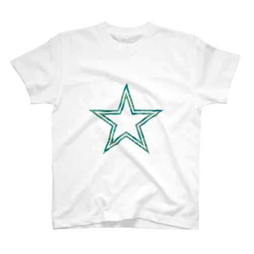 グリーンカモフラージュ⭐︎STAR スタンダードTシャツ