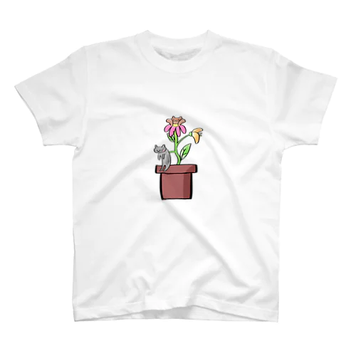 観猫植物 Regular Fit T-Shirt