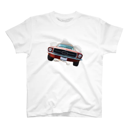 胸から飛び出る車Tシャツ Regular Fit T-Shirt