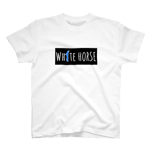 ダサいガッツポーズシリーズ(WHITE HORSE) Regular Fit T-Shirt