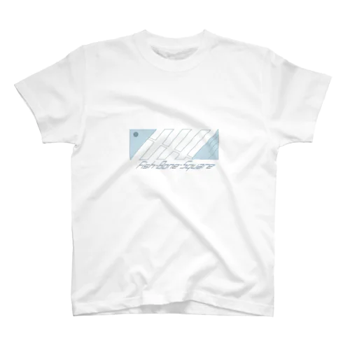 Fish-Bone-Square Regular Fit T-Shirt