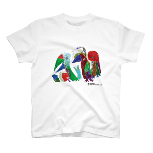 鳥の行進エトセトラ Regular Fit T-Shirt