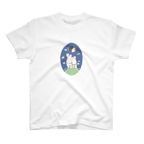 Ｎo mouth おつきさま スタンダードTシャツ