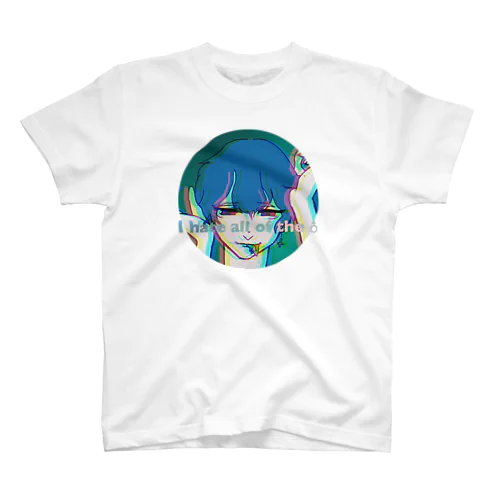 世界が憎い(バックプリント無し) スタンダードTシャツ