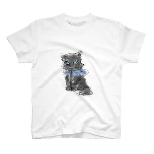 黒猫パーカーくん スタンダードTシャツ