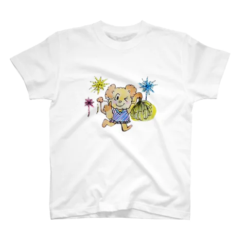 うりりん　トイプードル　夏花火 Regular Fit T-Shirt