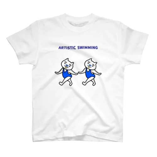 猫のシンクロ Regular Fit T-Shirt