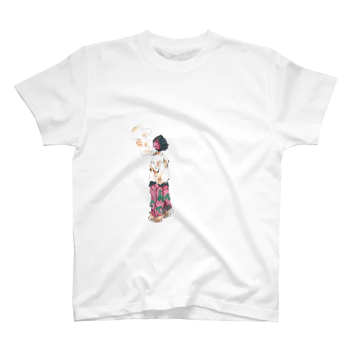 タバコ吸う男の子 Regular Fit T-Shirt