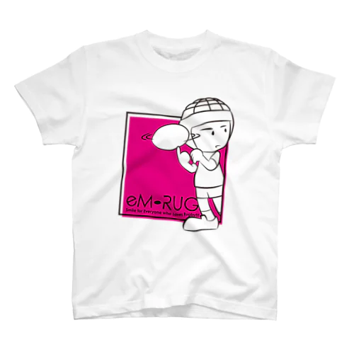 エムラグ-くるくる【ピンク】 Regular Fit T-Shirt