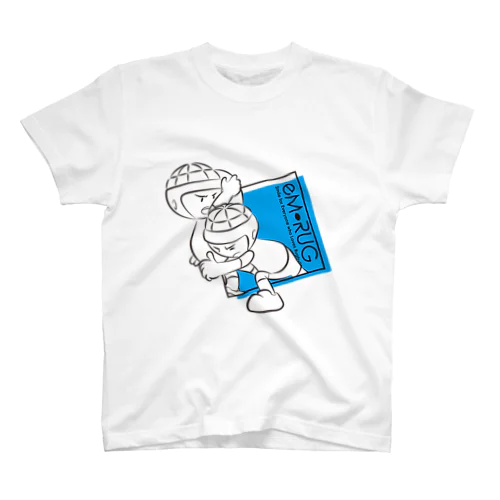 エムラグ-タックル！【ブルー】 Regular Fit T-Shirt
