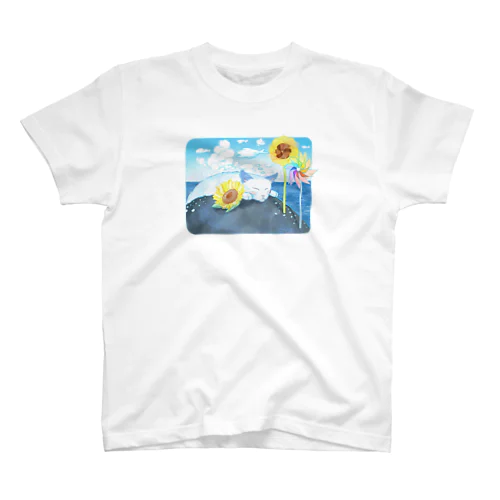 夢見る海の猫ちゃん Regular Fit T-Shirt