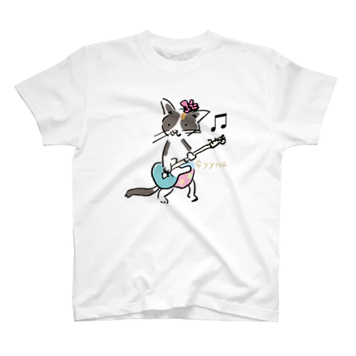 ミケ猫　フーニャ　ギタリスト Regular Fit T-Shirt