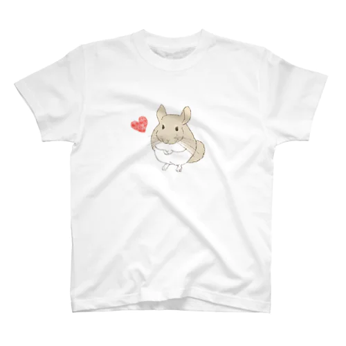 チンチラ シナモン スタンダードTシャツ