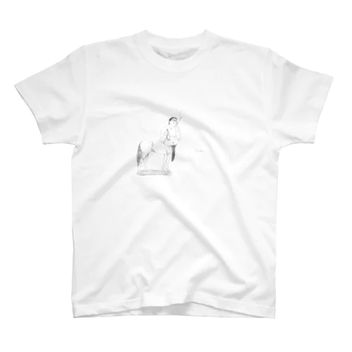 フリ素の馬むすこ Regular Fit T-Shirt