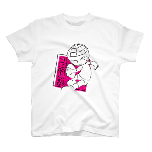 エムラグ-ステップ！【ピンク】 Regular Fit T-Shirt