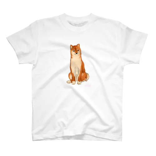 凛々しい柴犬2 Regular Fit T-Shirt