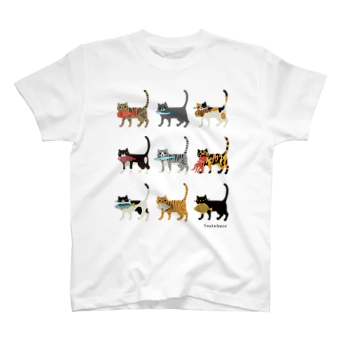 よあけねこ　集合 Regular Fit T-Shirt