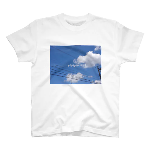青空と電線のTシャツ Regular Fit T-Shirt