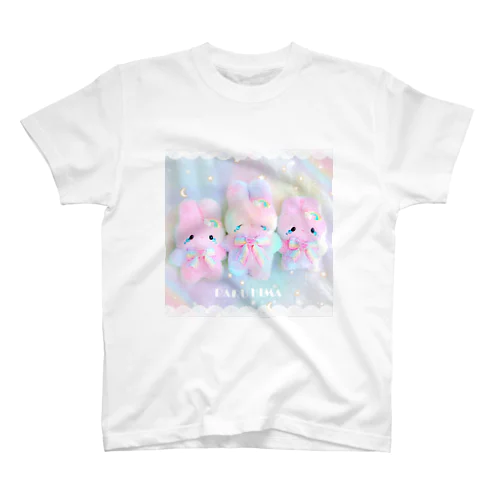 虹色泣き虫ふわうさ スタンダードTシャツ