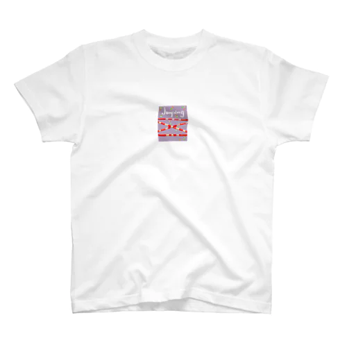 障害飛越競バー赤白 Regular Fit T-Shirt