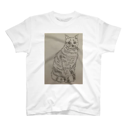 げじげじ猫 Regular Fit T-Shirt