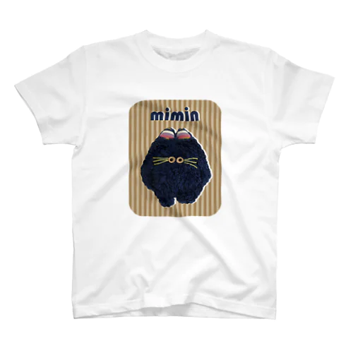 こんこんみみん*しましま* Regular Fit T-Shirt