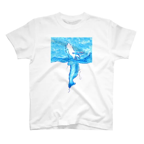 空飛ぶクジラ Regular Fit T-Shirt