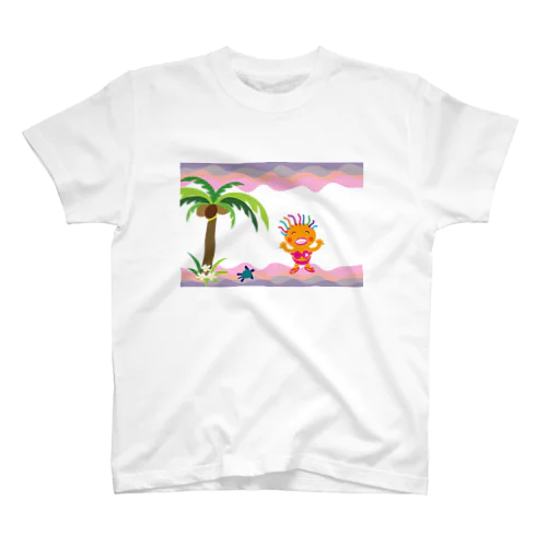 クレコちゃんの夕暮れハワイの海 Regular Fit T-Shirt