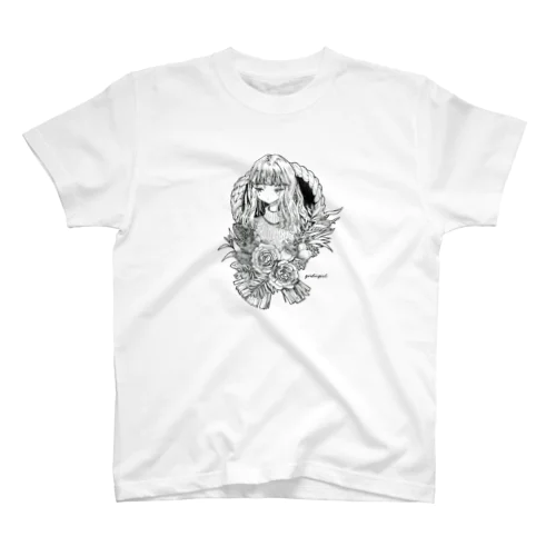 wreath girl スタンダードTシャツ