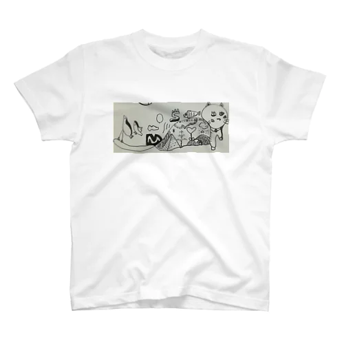 自然に帰りたいネコ  Regular Fit T-Shirt