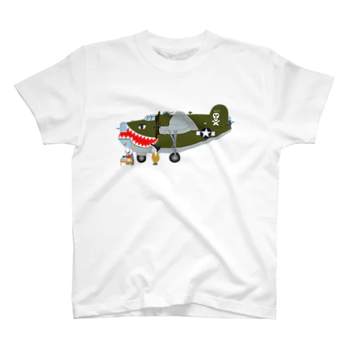 すろくまノーズアートB-24 スタンダードTシャツ