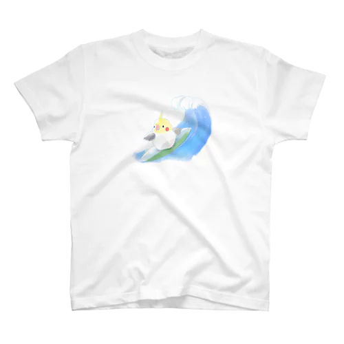 オカメインコサーフィンTシャツ スタンダードTシャツ