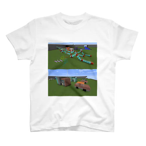 マイクラ ジェットコースターと車 スタンダードTシャツ