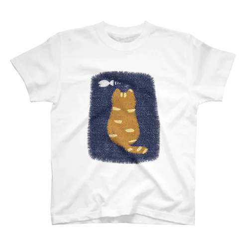 背中ねこねこ Regular Fit T-Shirt