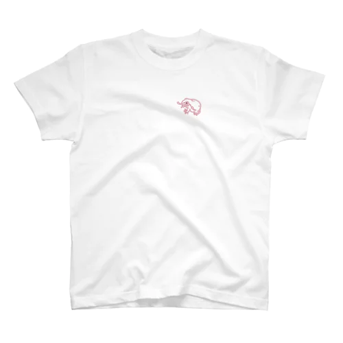 ぺろカエル（ピンク小） Regular Fit T-Shirt