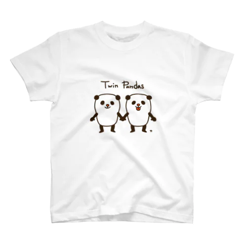 Twin Pandas Regular Fit T-Shirt