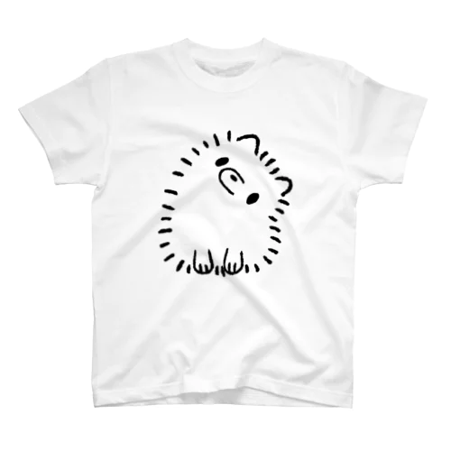 こくびをかしげるポメちゃん スタンダードTシャツ