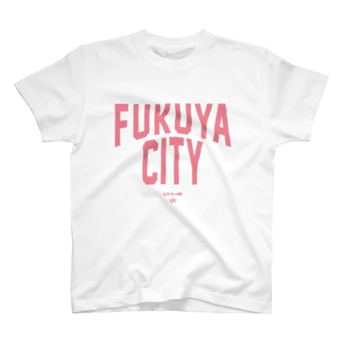 『シュシュシュの娘』FUKUYA CITYグッズ ピンク Regular Fit T-Shirt