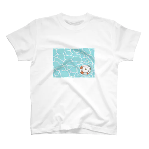 ゆるゆる犬のたまいぬ(うみ) スタンダードTシャツ