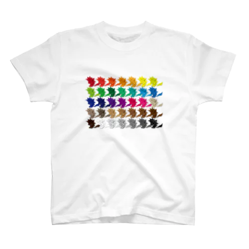 wolf color Regular Fit T-Shirt