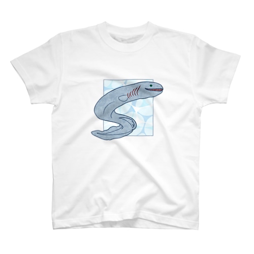 ぷかぷか、ラブカパイセン。青。 Regular Fit T-Shirt