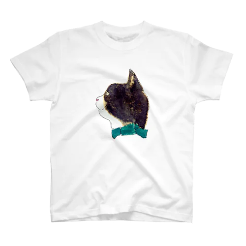 結びこんぶ猫 Regular Fit T-Shirt