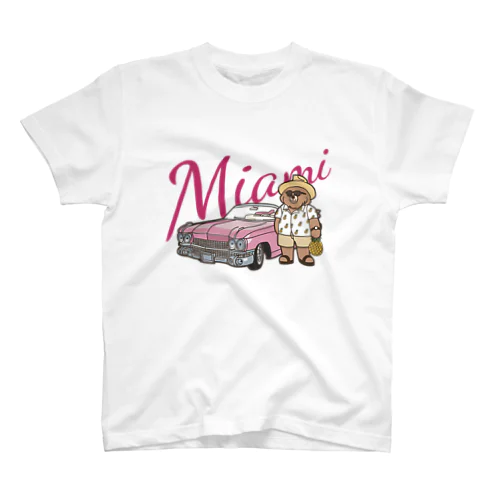 クマと車 スタンダードTシャツ